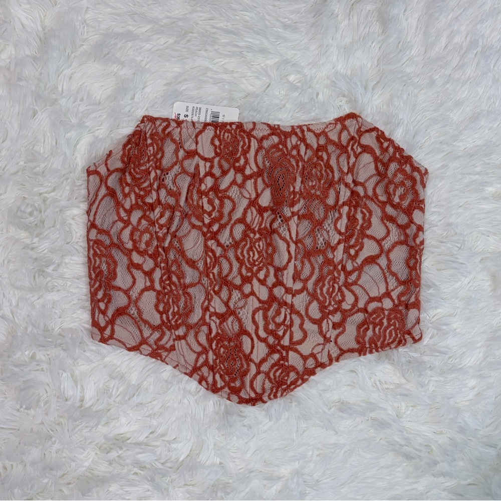 Windsor Strapless Lace Corset Top